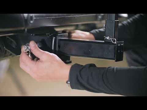 How to set up the FanPole hitch lock